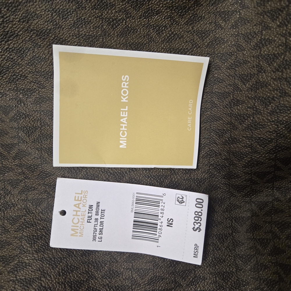 Michael Kors Brown Signature Tote Bag Never Used See Pics - Picture 8 of 10